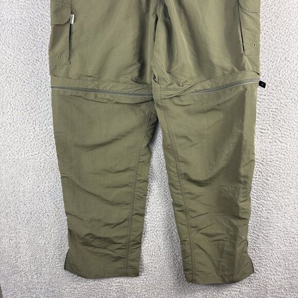 Magellan Convertible Pants Mens 2XL Green Outdoor Fishing Water Repel Hike 40x31 - Picture 7 of 15